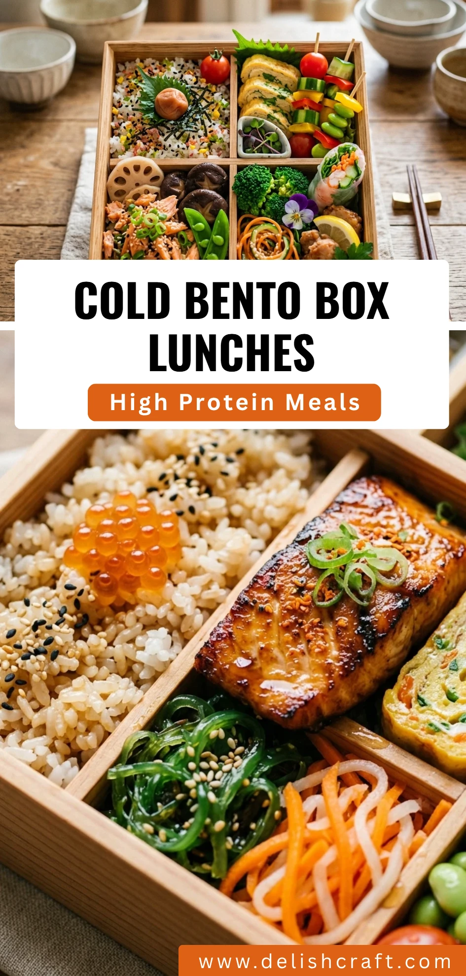 Cold Bento Box Lunches