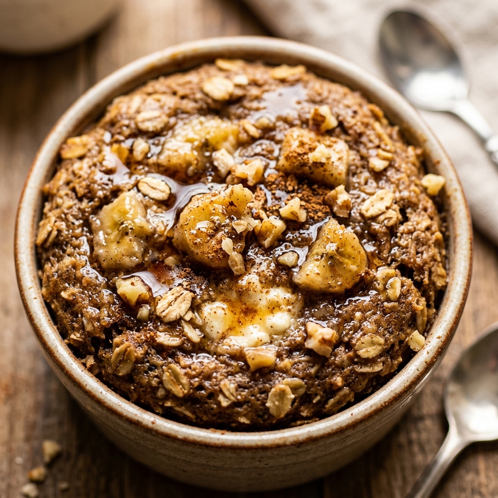 Cottage Cheese Banana Bread Baked Oats