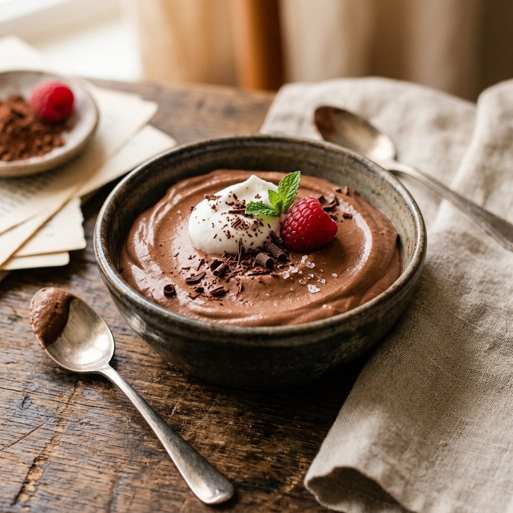 Cottage Cheese Chocolate Mousse 3-Ingredient
