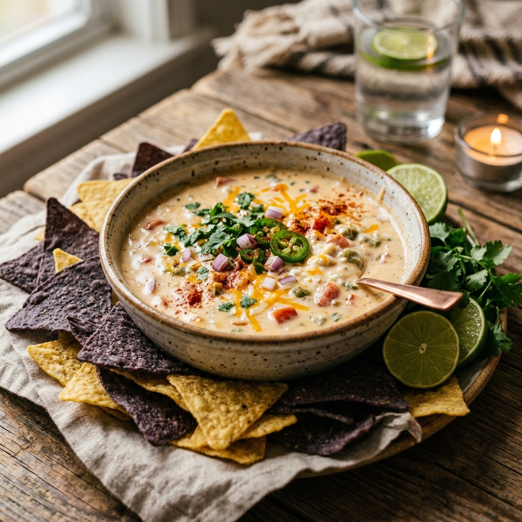 Cottage Cheese Queso Dip Viral