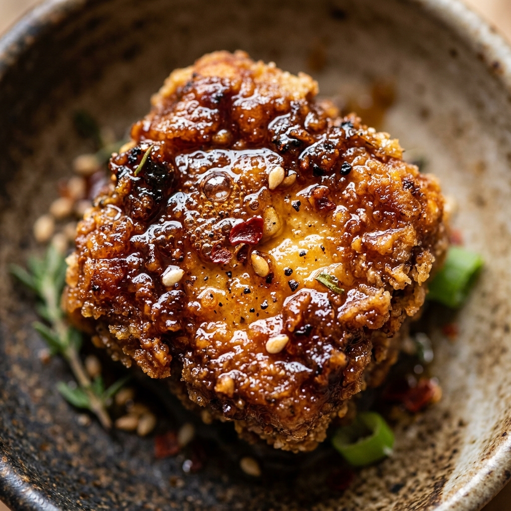 Crispy Tofu BBQ Nuggets