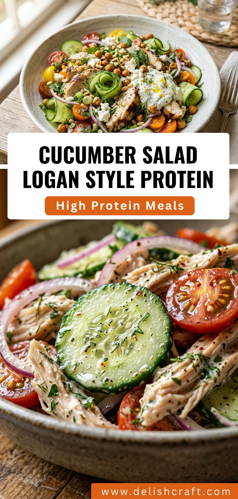 Cucumber Salad Logan Style Protein
