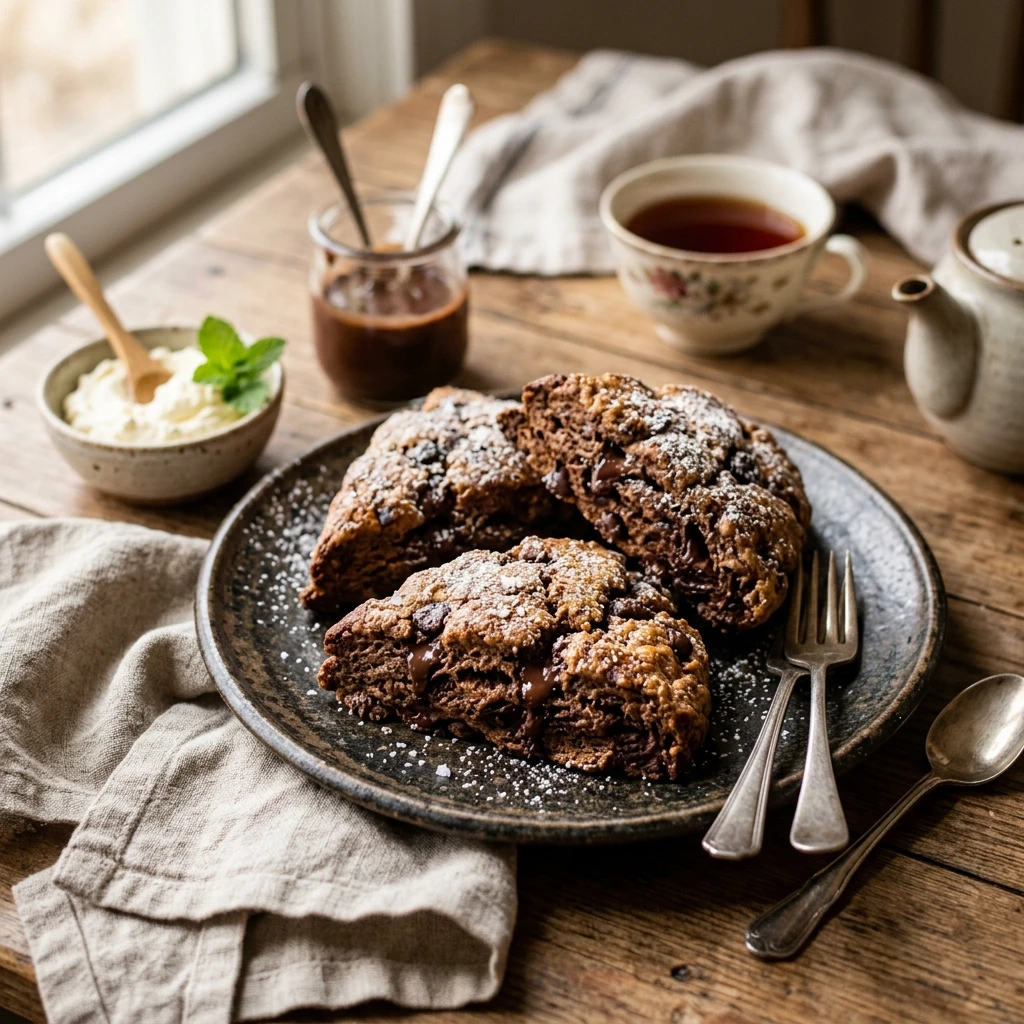 Double Chocolate Chip Scones