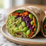 Edamame Hummus Protein Wrap