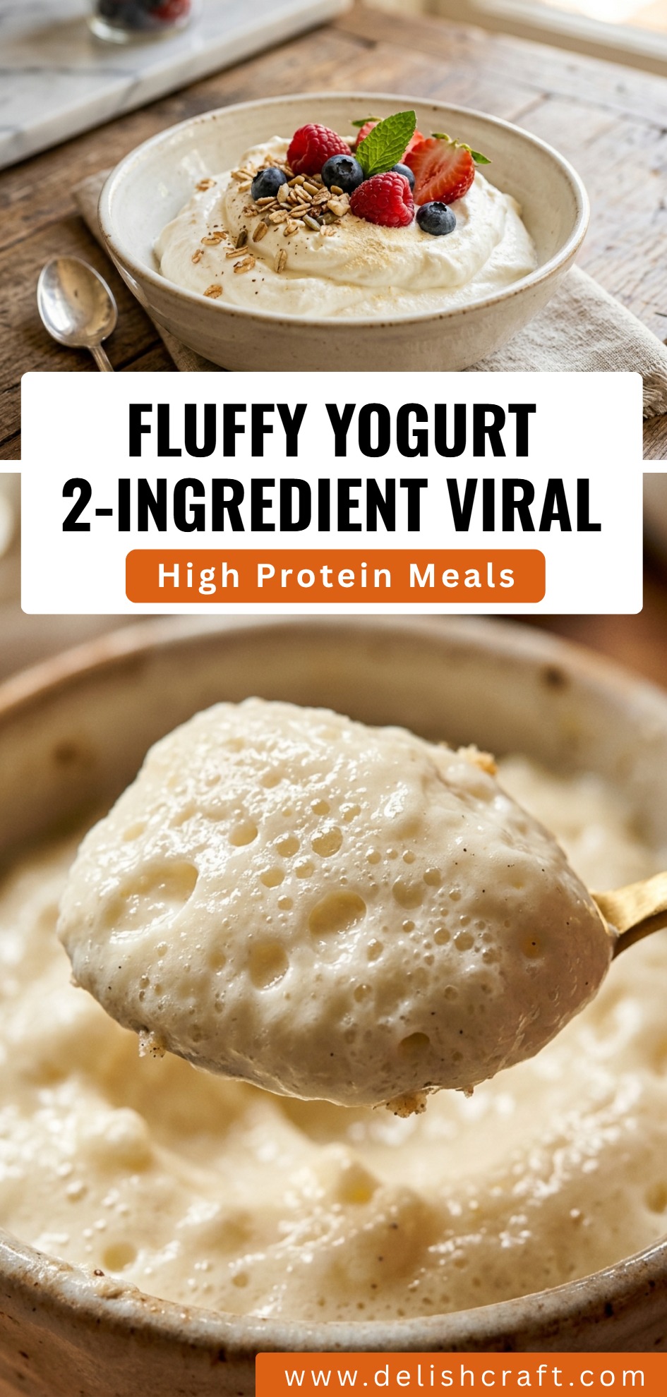 Fluffy Yogurt 2-Ingredient Viral