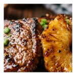 Grilled Pineapple Teriyaki Steak
