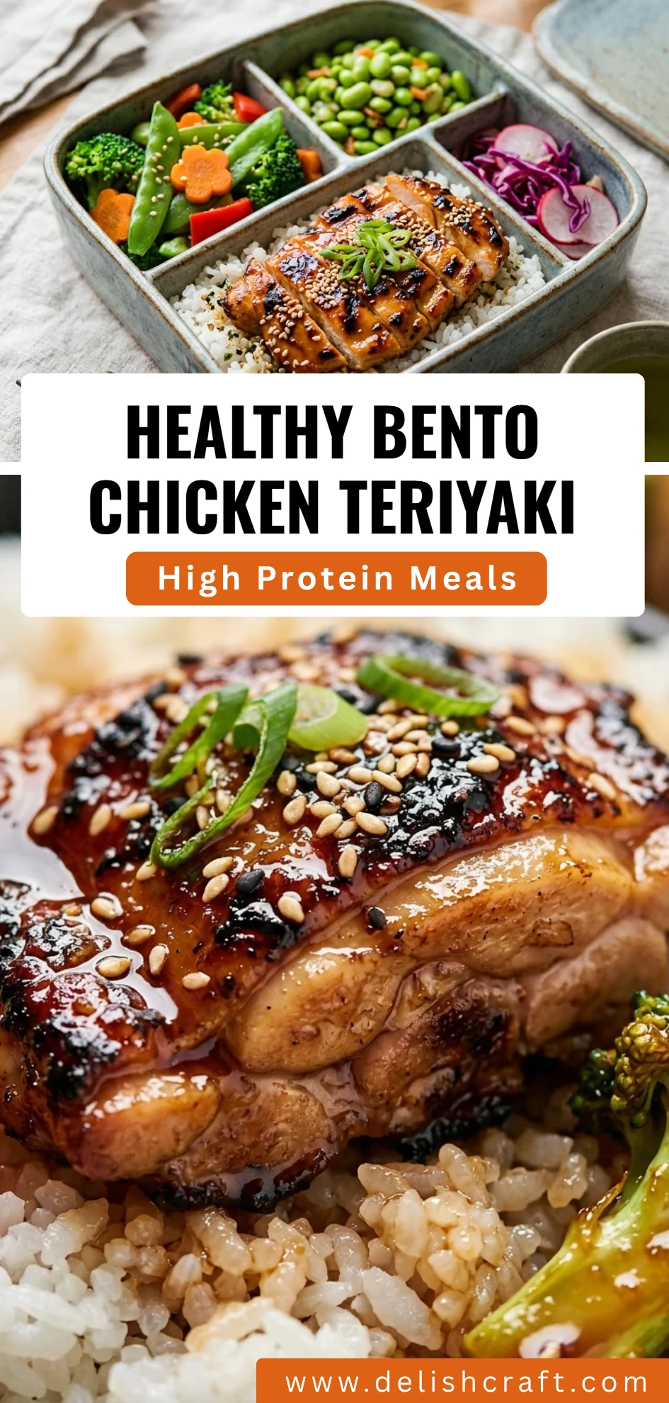 Healthy Bento Chicken Teriyaki