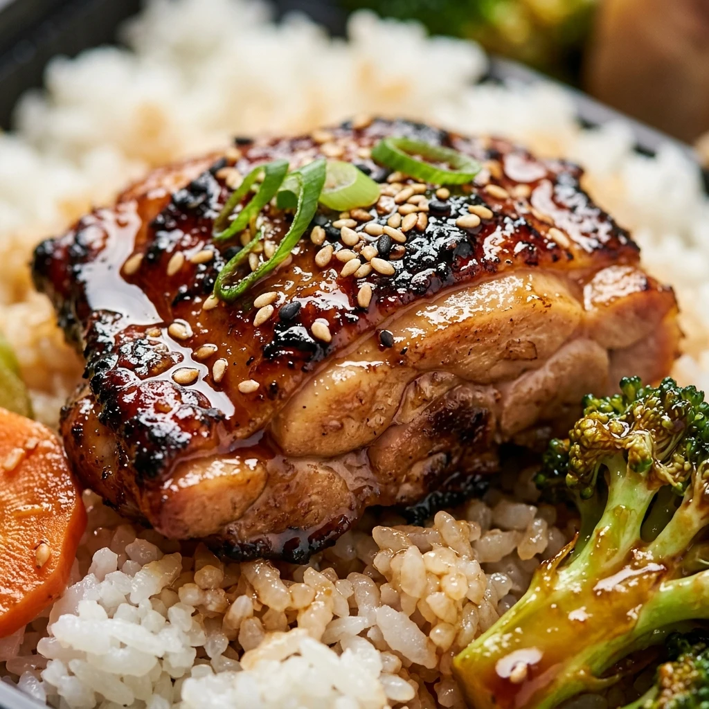 Healthy Bento Chicken Teriyaki