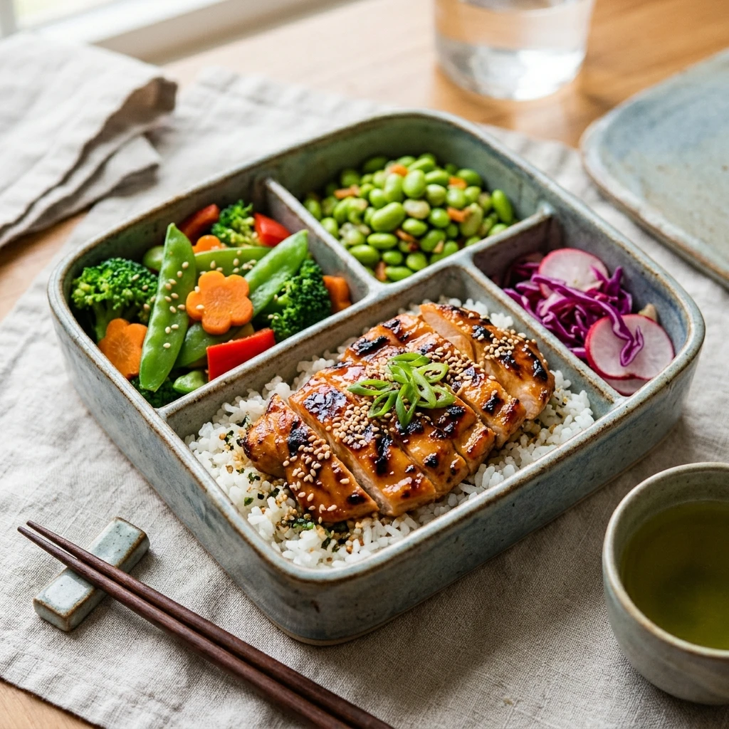 Healthy Bento Chicken Teriyaki