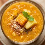 Healthy Tropical Mango Pineapple Smoothie