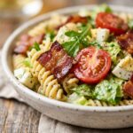 High Protein BLT Pasta Salad