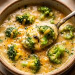 High Protein Broccoli Cheddar Soup