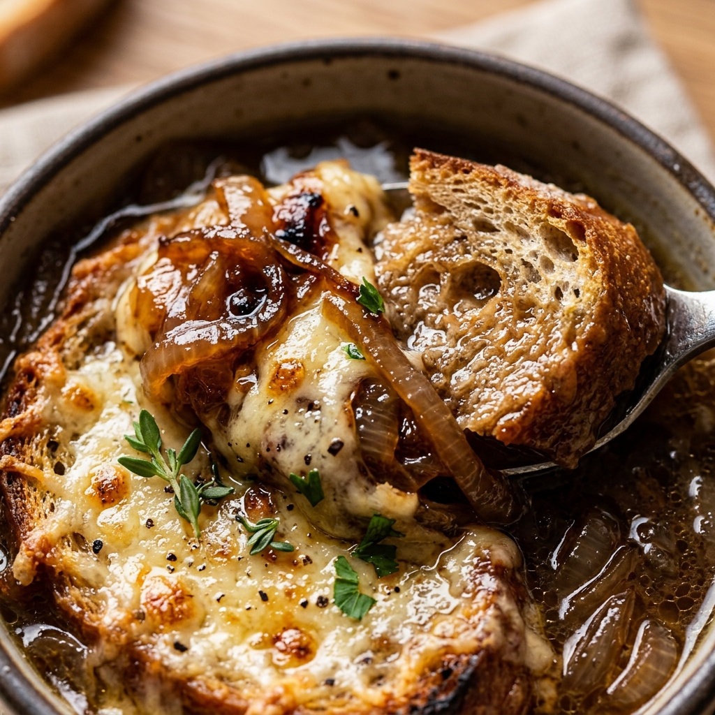 High Protein French Onion Soup