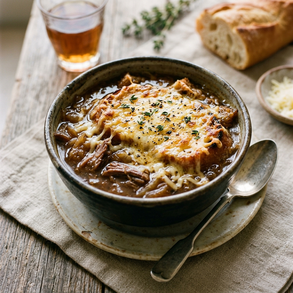 High Protein French Onion Soup