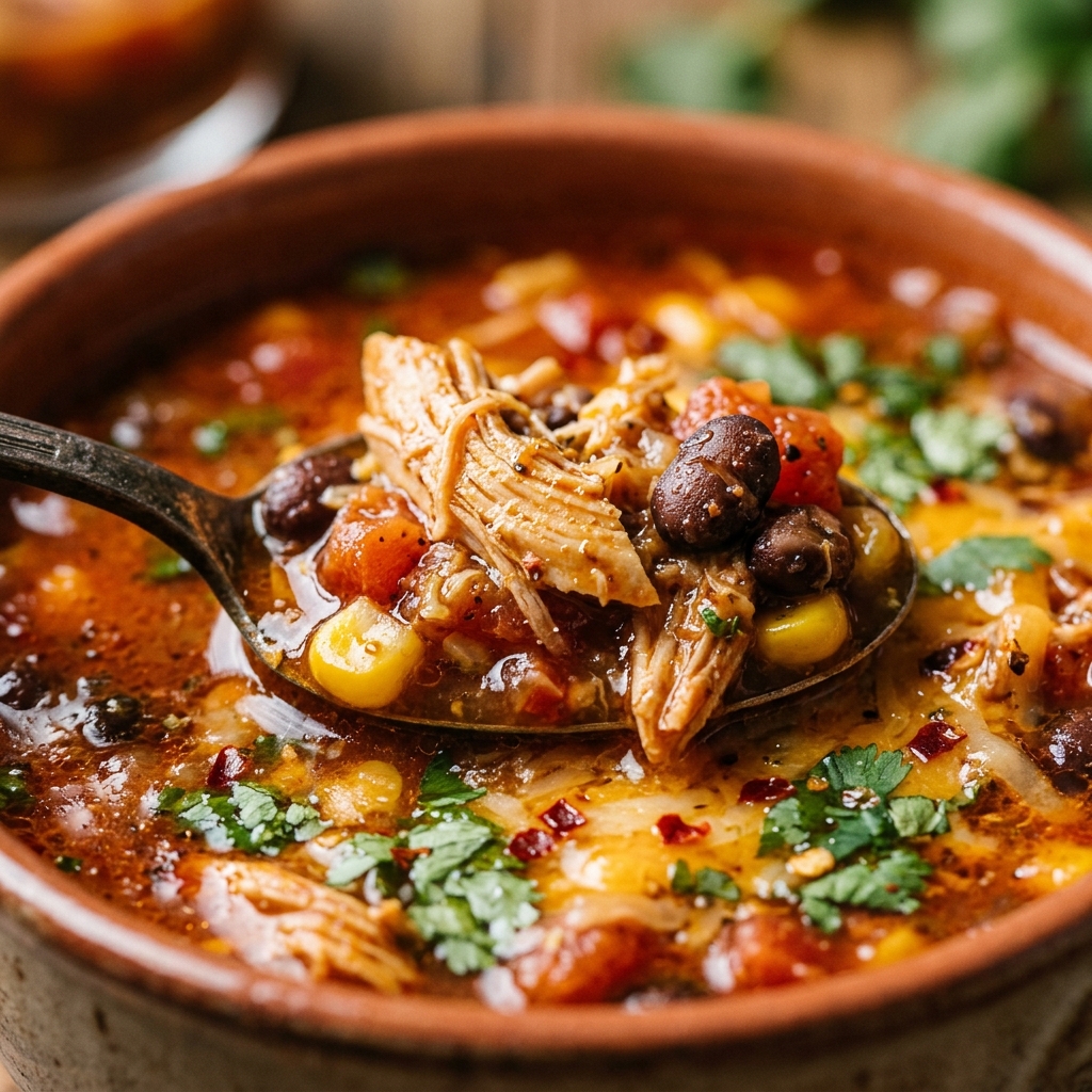 High Protein Taco Soup Crockpot