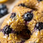 Lemon Blueberry Protein Donuts Baked