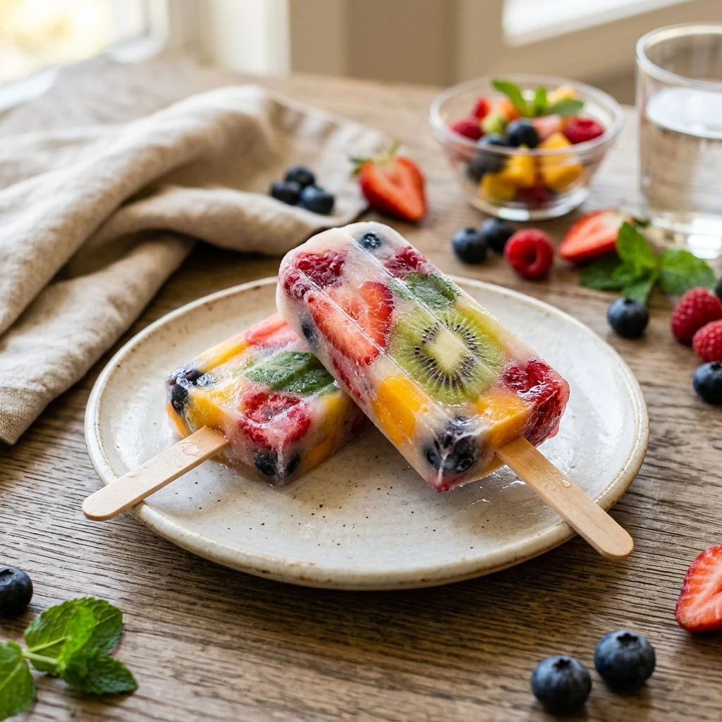 Mixed Fruit Popsicles