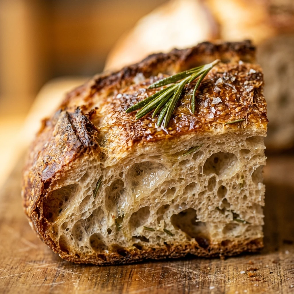 No Knead Rosemary Bread