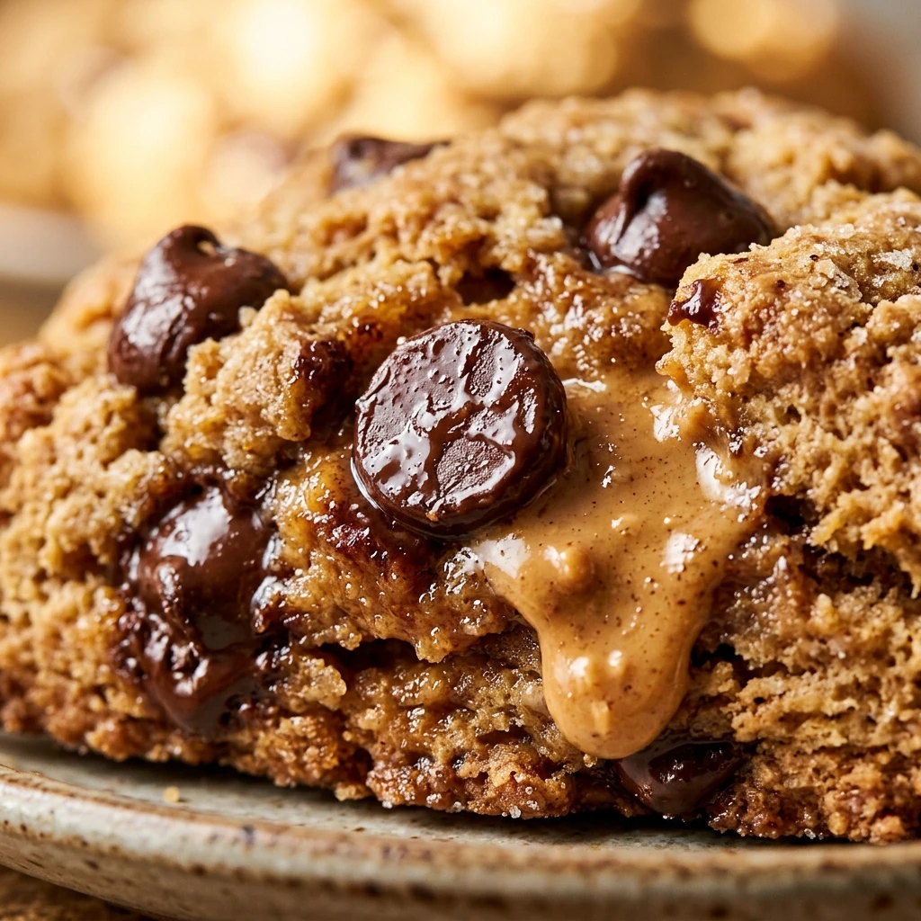 Peanut Butter Chocolate Chip Scones