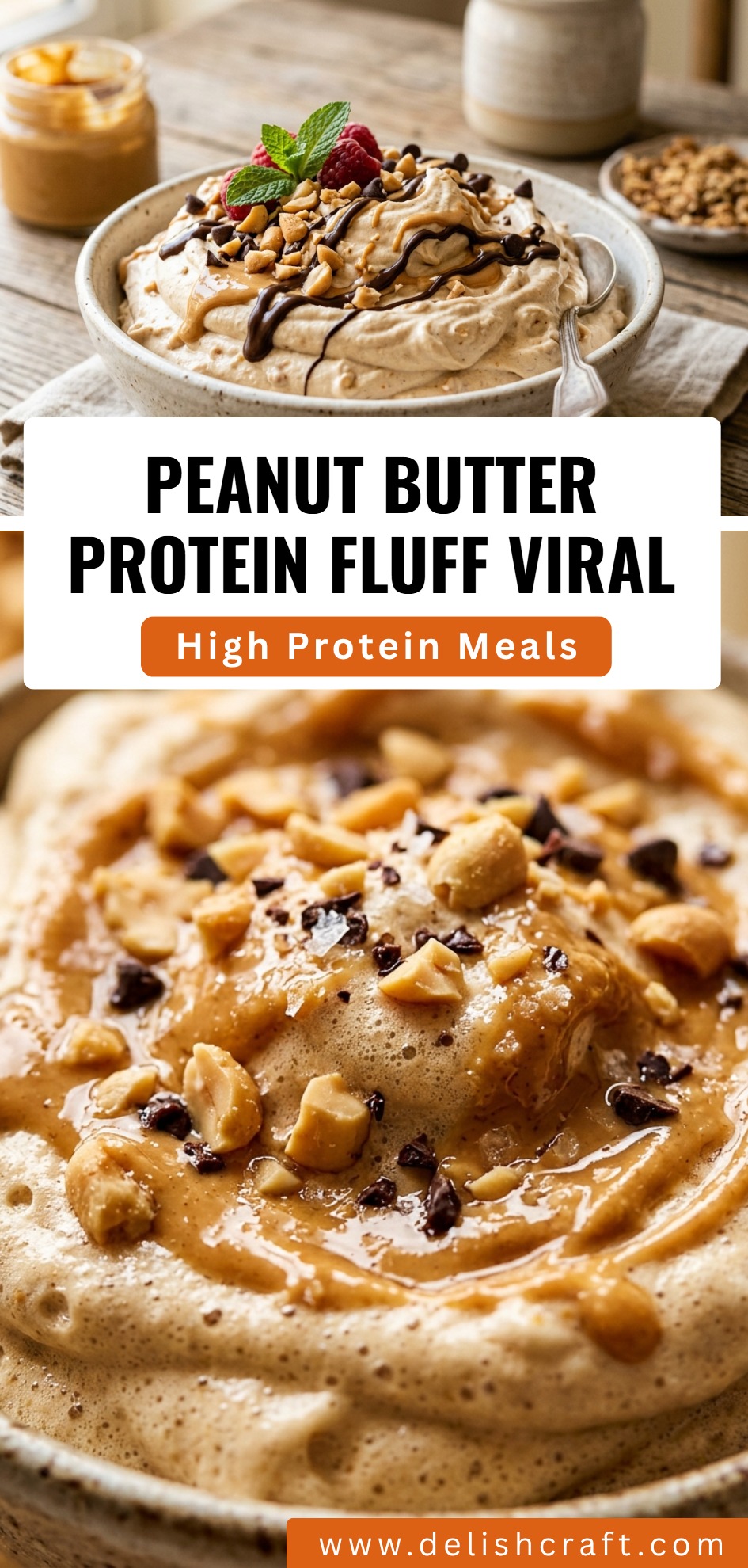 Peanut Butter Protein Fluff Viral