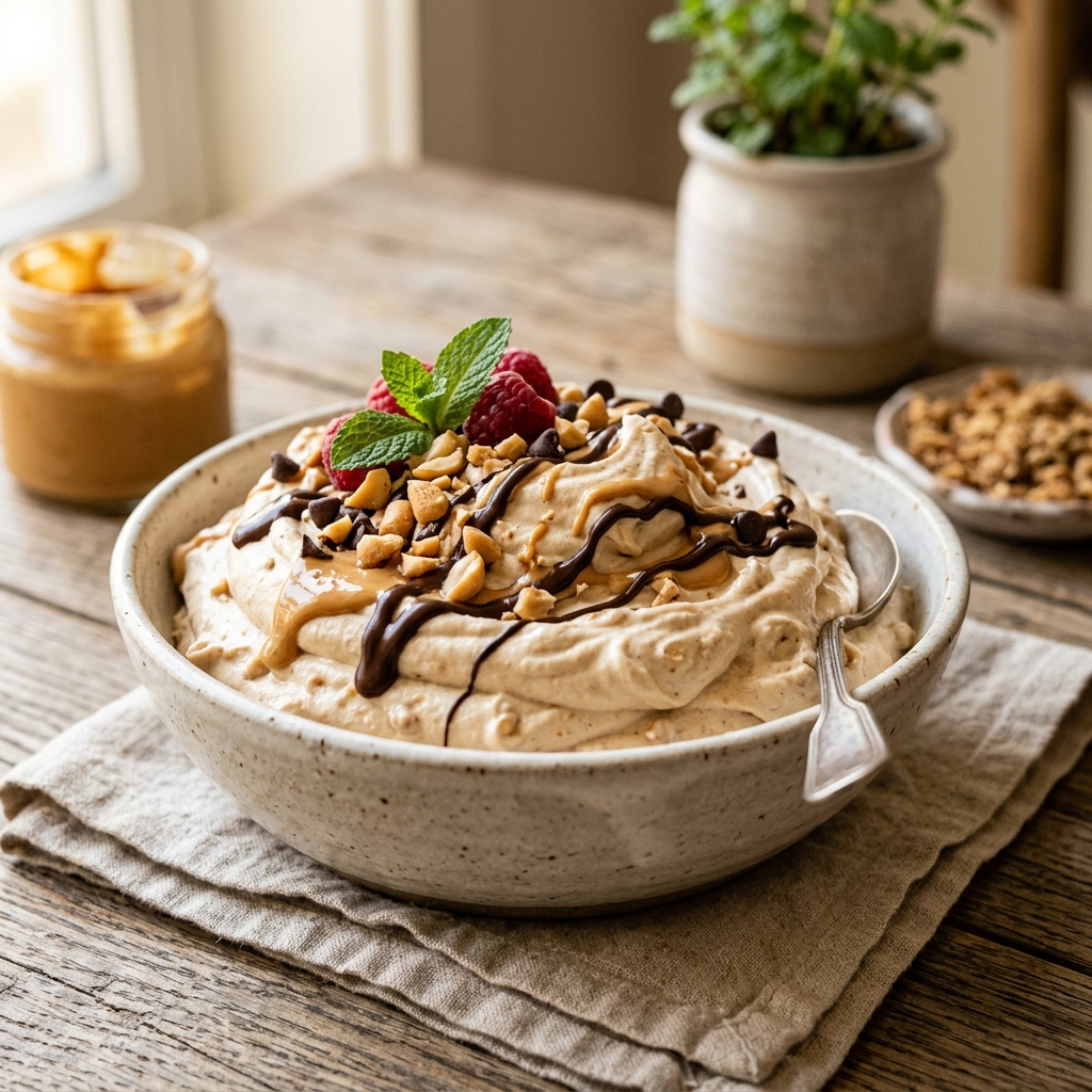 Peanut Butter Protein Fluff Viral