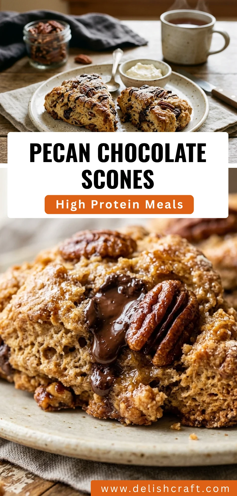 Pecan Chocolate Scones