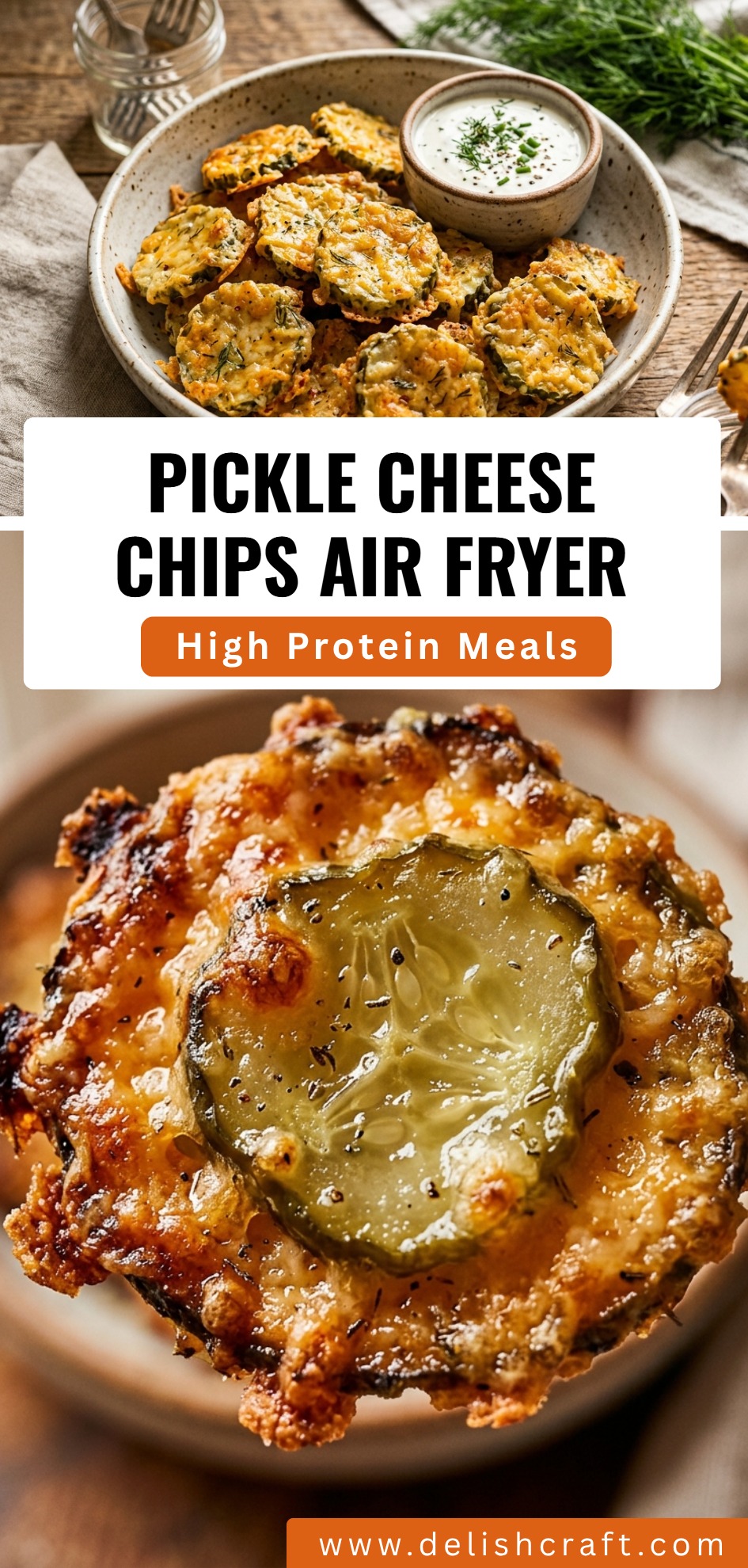Pickle Cheese Chips Air Fryer
