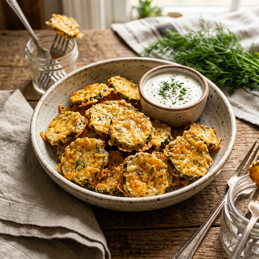 Pickle Cheese Chips Air Fryer