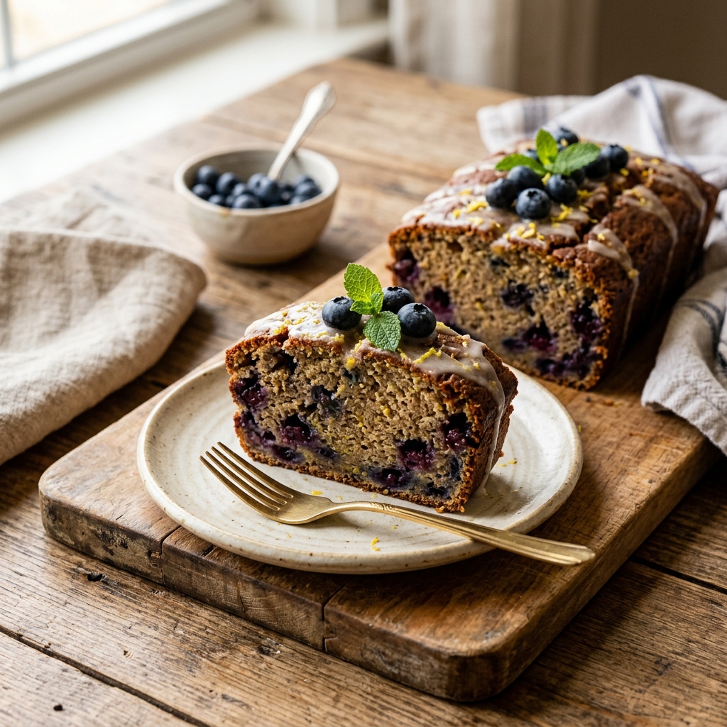Protein Blueberry Lemon Bread
