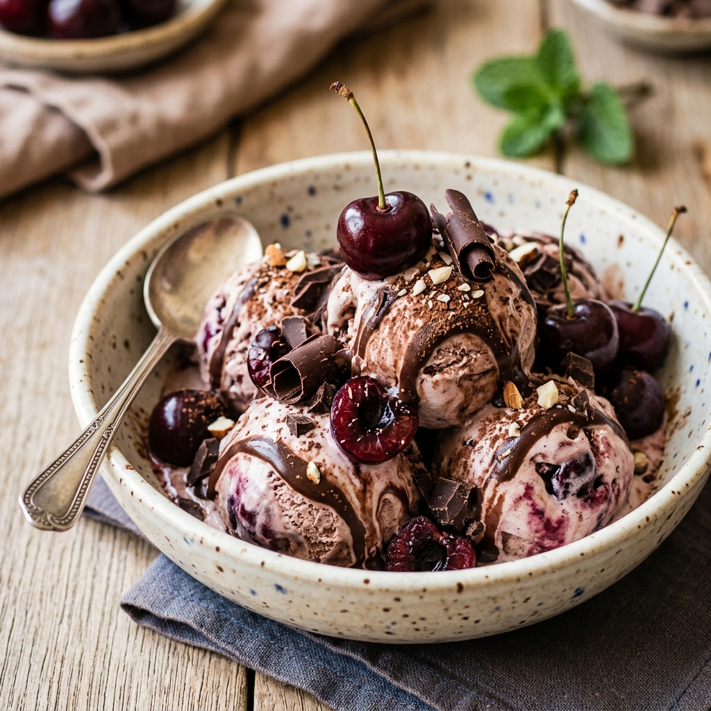Protein Cherry Garcia Ice Cream