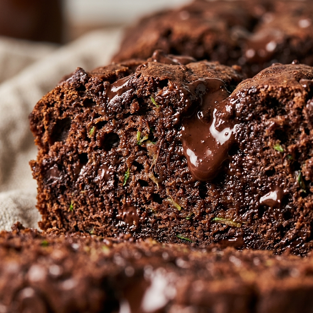 Protein Chocolate Zucchini Bread