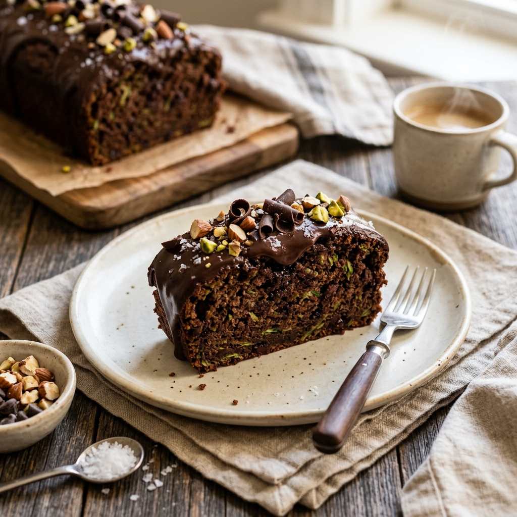 Protein Chocolate Zucchini Bread