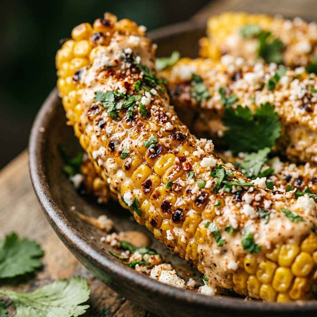 Protein Corn Ribs Elote Air Fryer