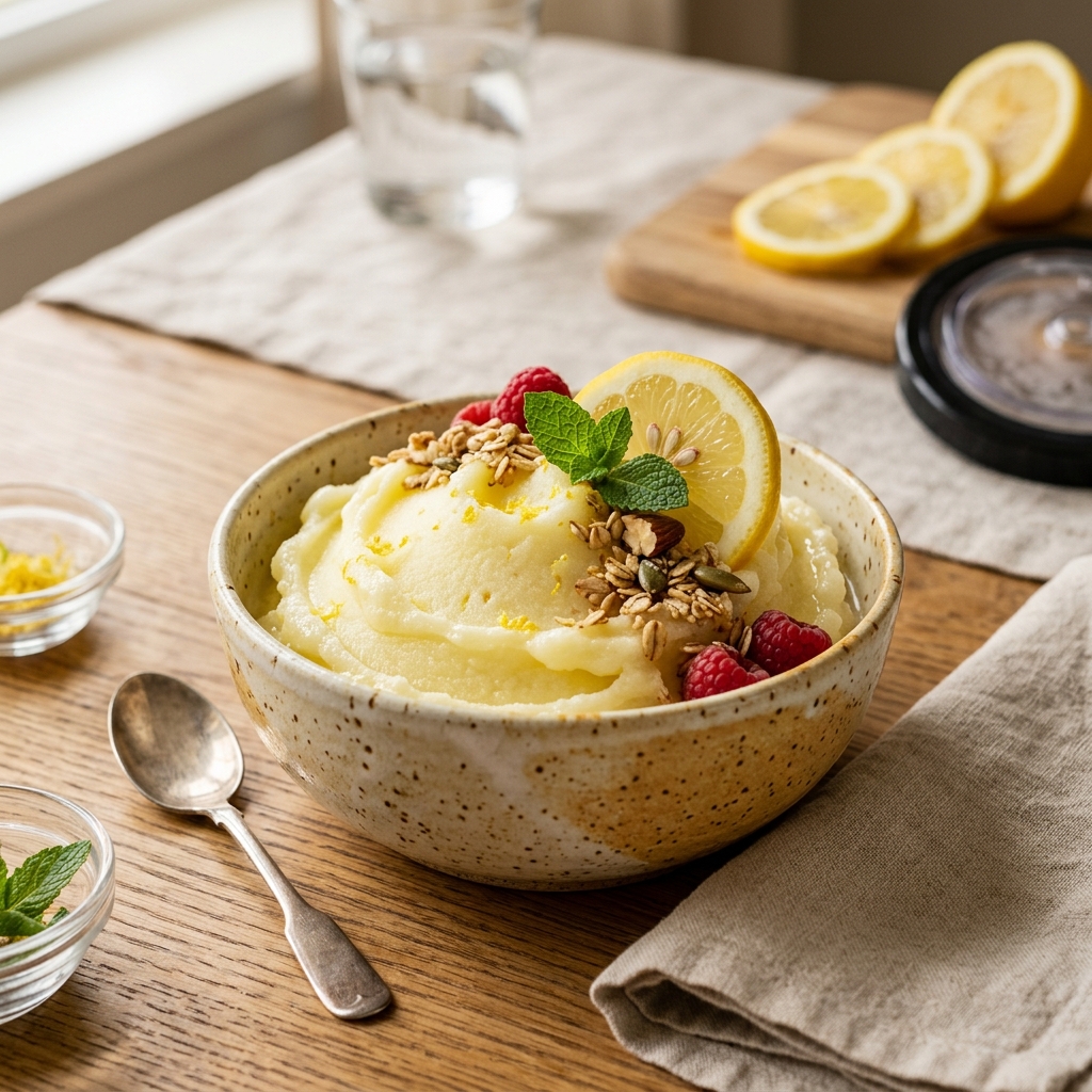 Protein Frozen Lemonade Ninja Creami