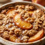 Protein Peach Cobbler Dump Cake