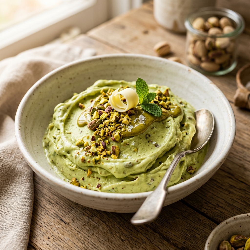 Protein Pistachio Ice Cream Ninja Creami