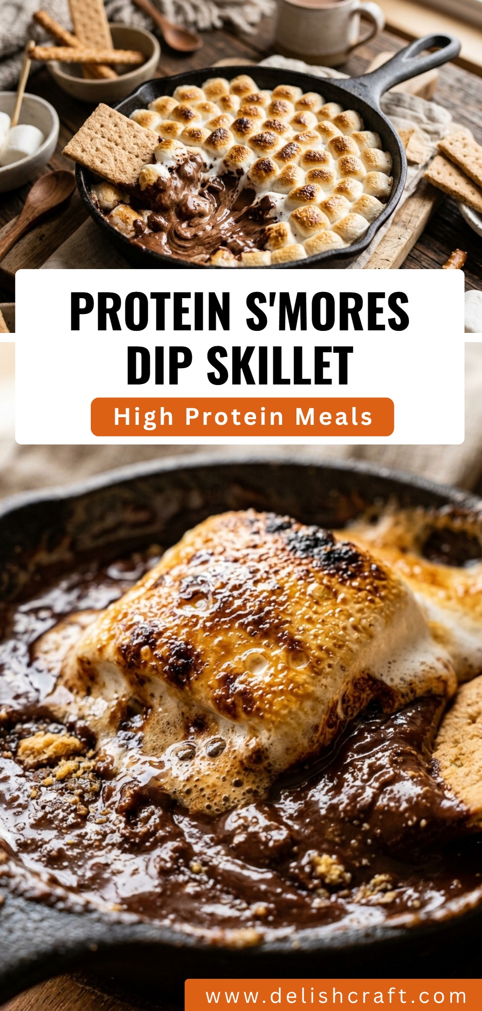 Protein S'mores Dip Skillet