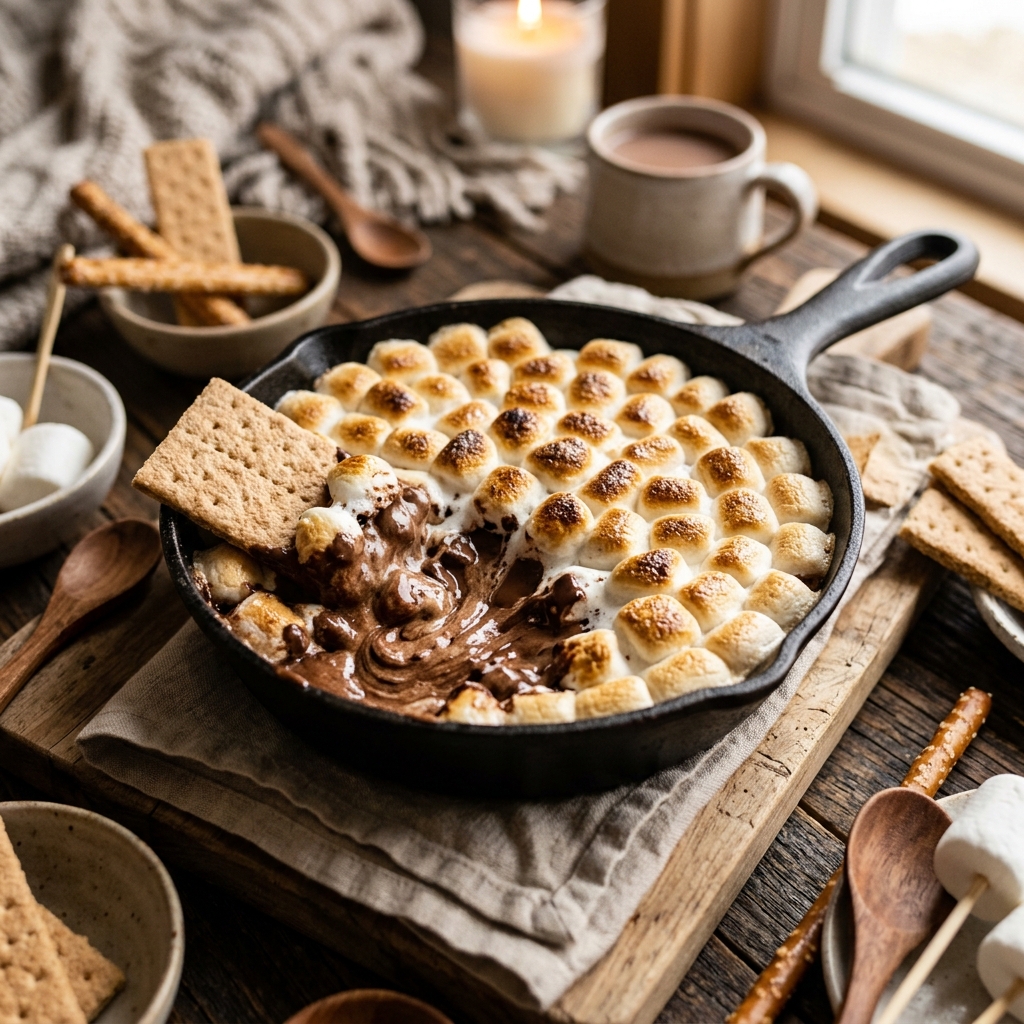 Protein S'mores Dip Skillet