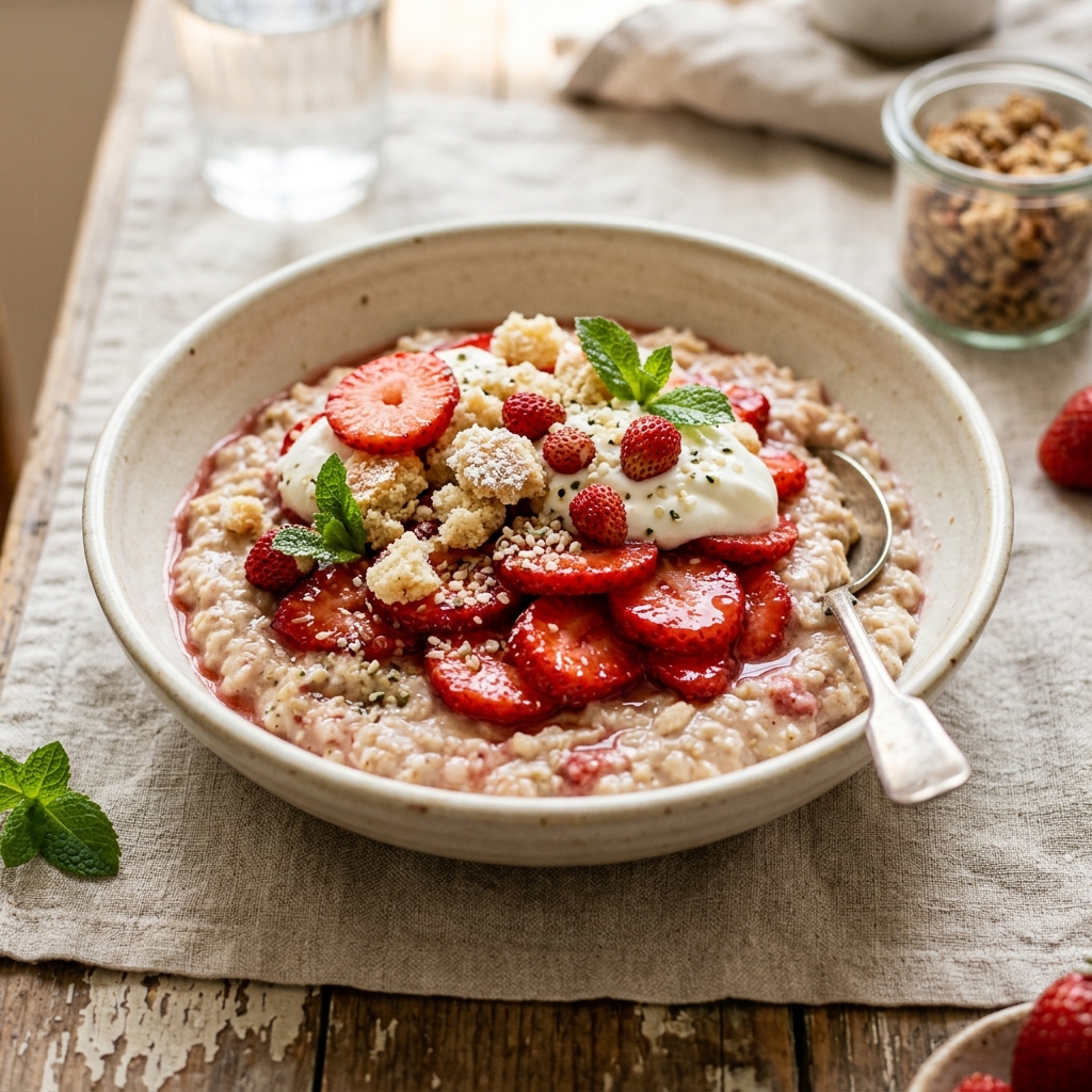Protein Strawberry Shortcake Oats