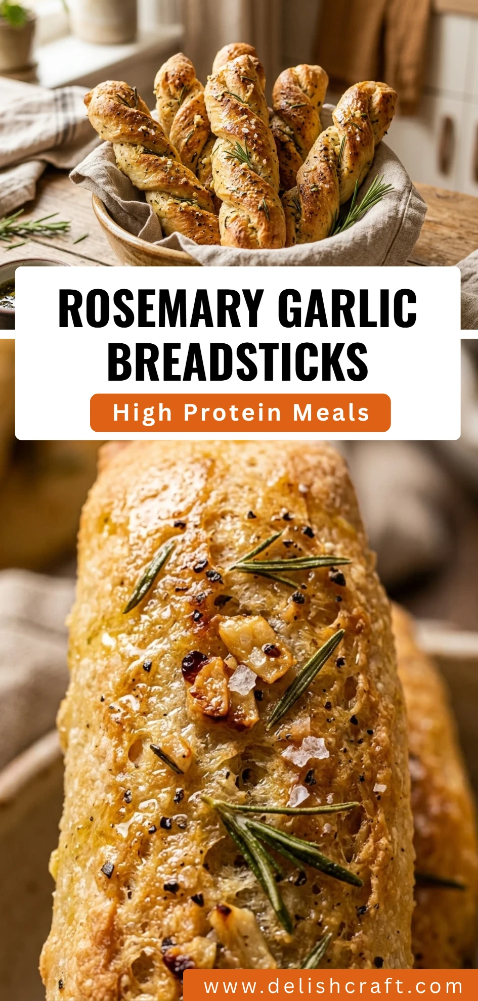 Rosemary Garlic Breadsticks