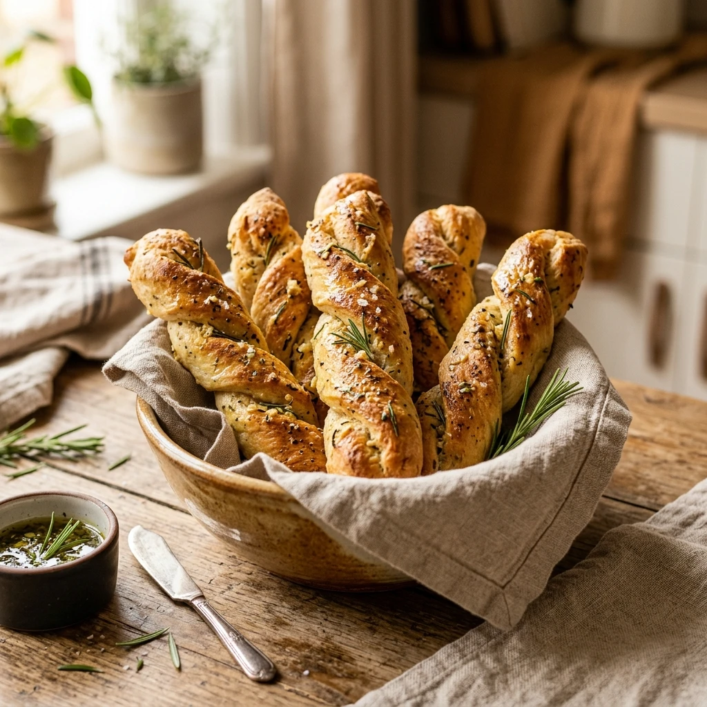 Rosemary Garlic Breadsticks