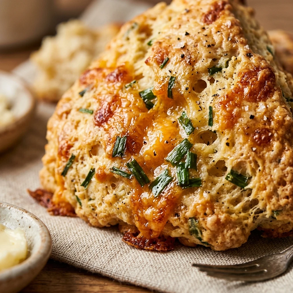 Savory Cheddar Chive Scones