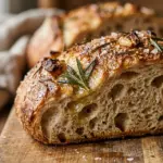 Sourdough Discard Rosemary Garlic Bread