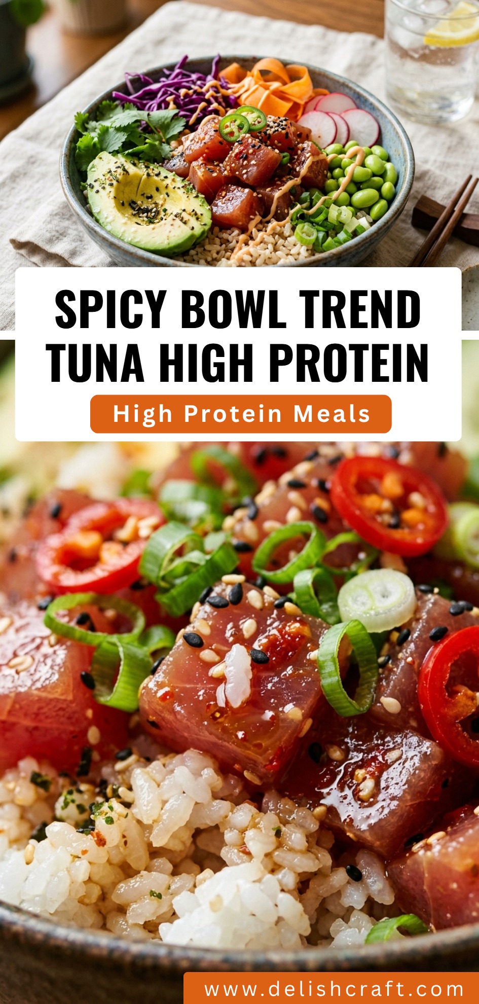 Spicy Bowl Trend Tuna High Protein