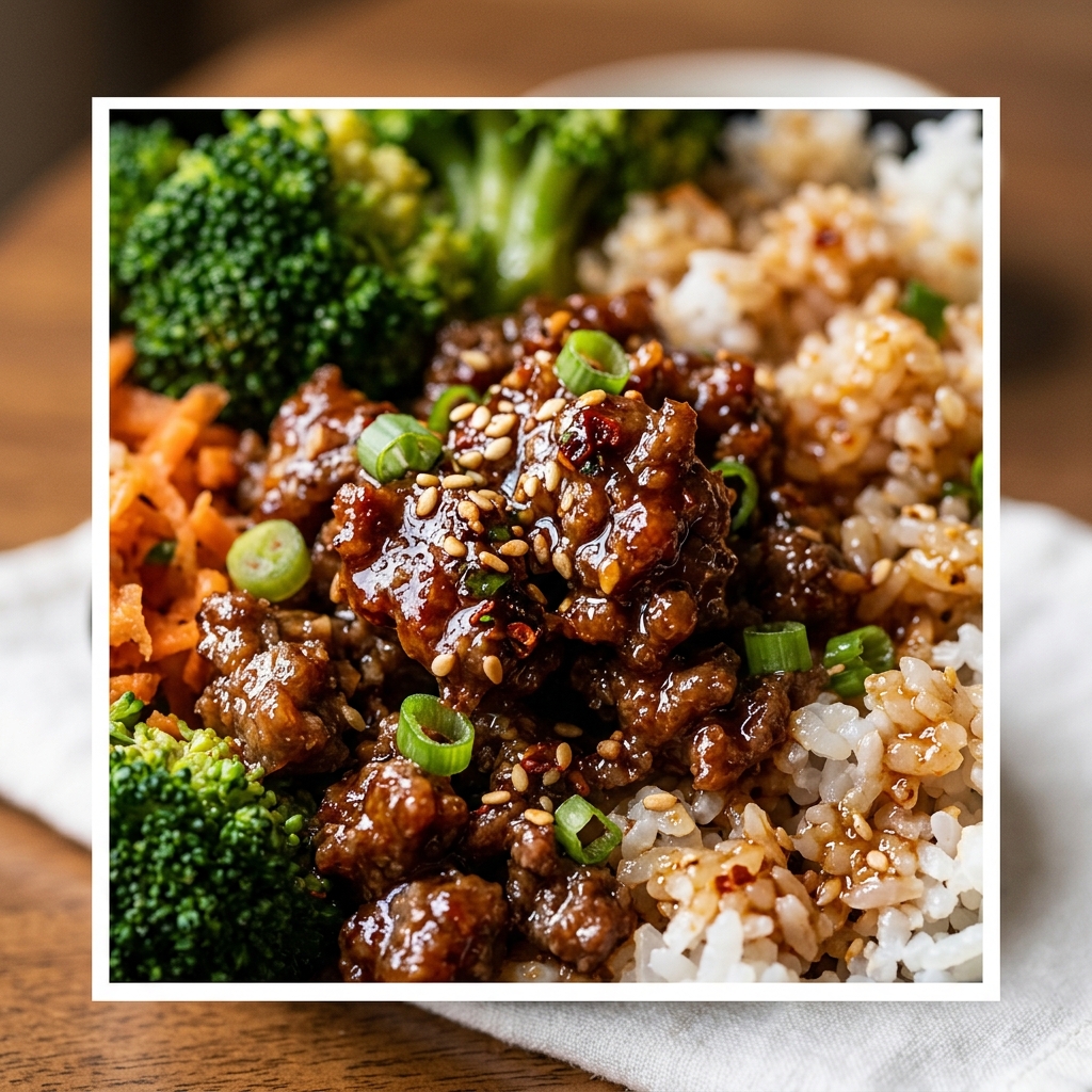 Spicy Korean Beef Bowls Meal Prep