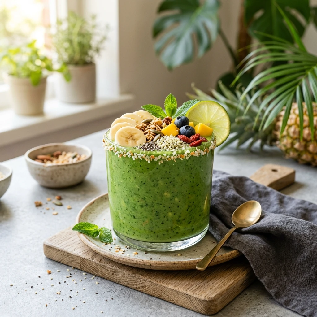 Tropical Green Detox Smoothies